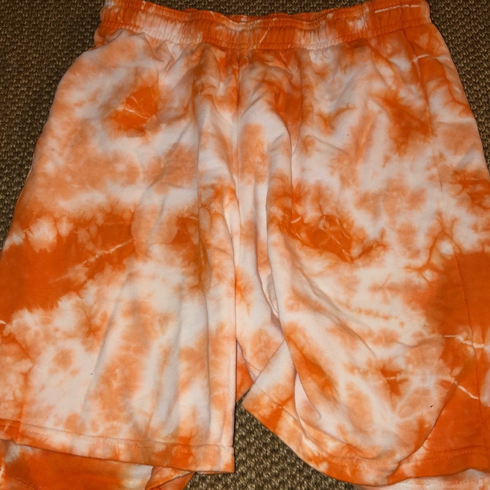 Tie dye sweat shorts size S/M